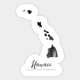 Hawaii state map Sticker